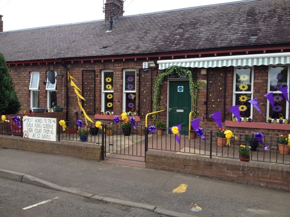 St David's Bradbury Day Centre in Edinburgh outside the centre in Newtongrange