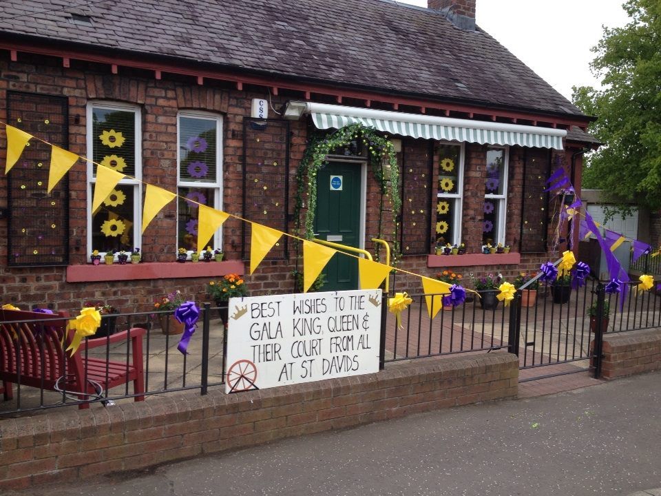St David's Bradbury Day Centre in Edinburgh outside the centre in Newtongrange